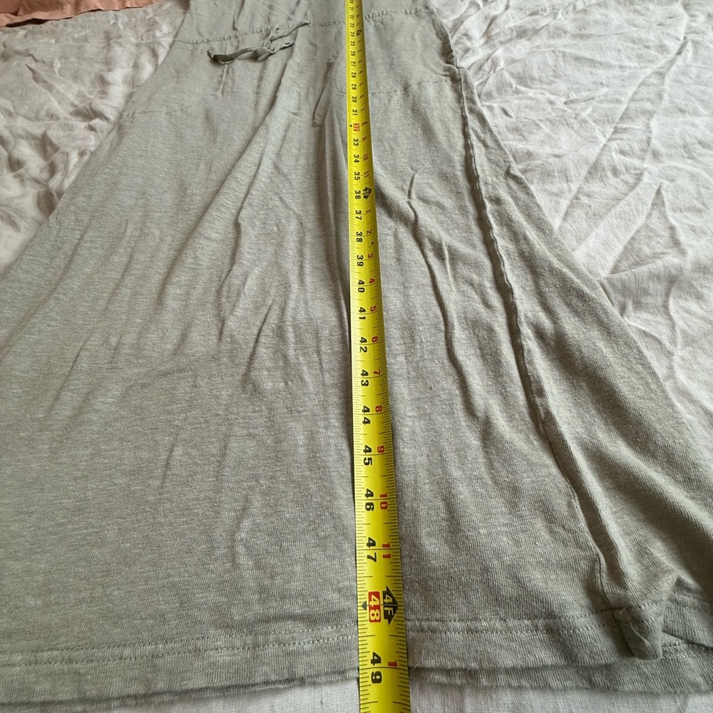 Everyday Light Sage Linen V-Neck Maxi Dress - Picture 7 of 7